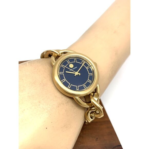 Tory Burch Women\'s Watch TBW7212 Ravello Quartz Blue Dial Gold Steel 32mm main image 9